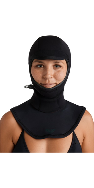 2025 Roxy Womens 2mm Elite Wetsuit Hood 26BW193513 - Black